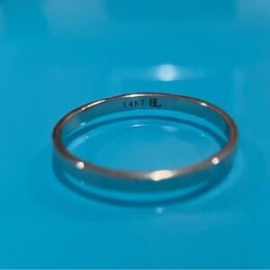 Bony Levy 14k white gold band